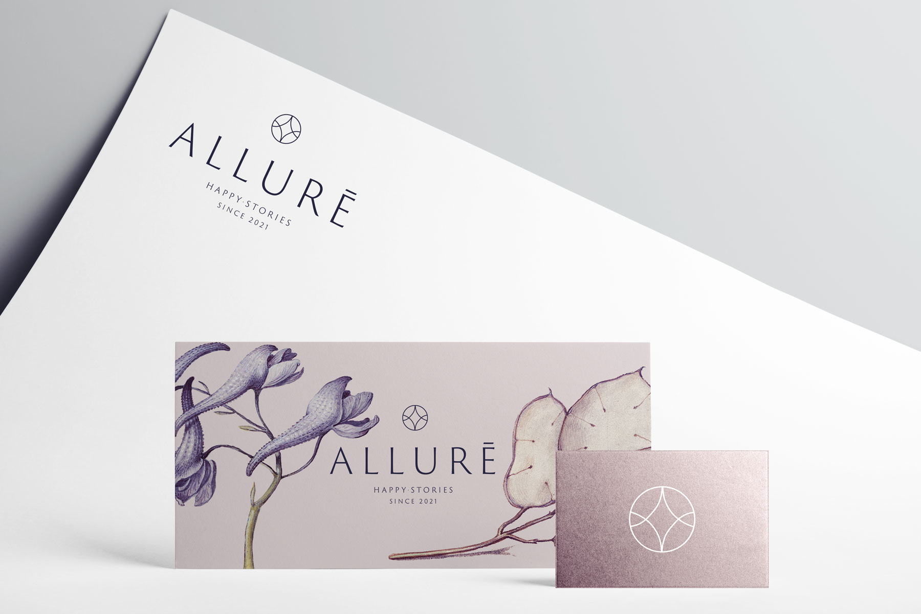 Branding design for Allurē by Creative Boxx Studio